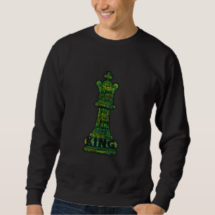 Majestic King Chess Piece, Chess Player Sweatshirt