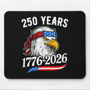 Majestic Ld Eagle Usa Stars And Stripes 250th Anni Mouse Pad