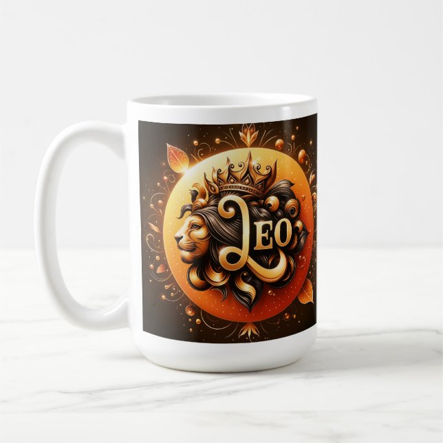Majestic Leo Power Coffee Mug (Left)