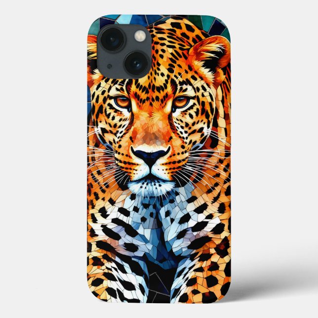 Majestic Leopard in Vibrant Detail Case-Mate iPhone Case (Back)