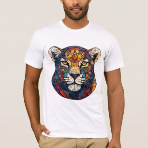 Majestic Leopard's Face T-Shirt