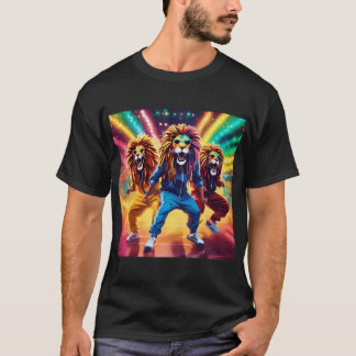 Majestic Lion Animated Men's Tee" T-Shirt