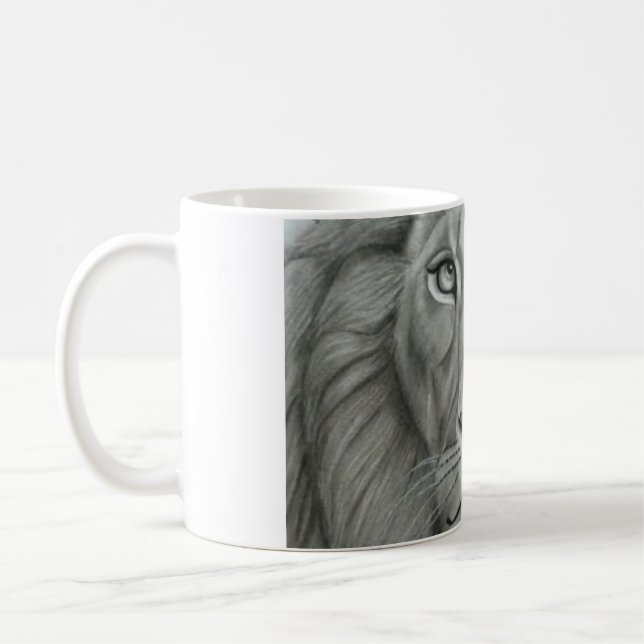 Majestic Lion Coffee Mug (Left)