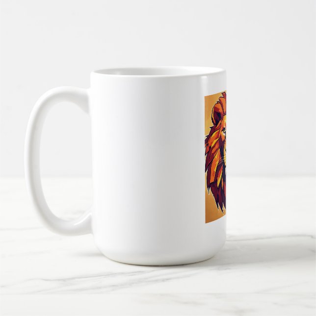 Majestic Lion Coffee Mug (Left)