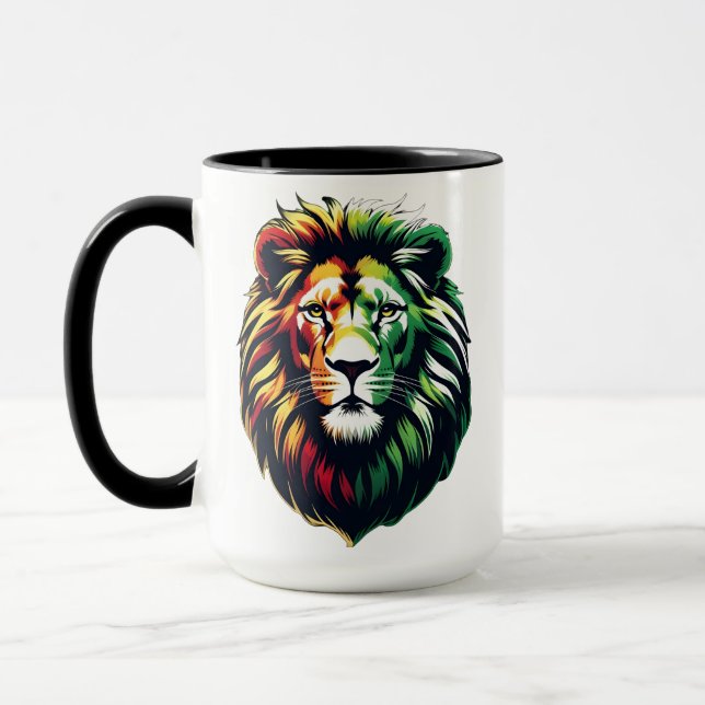Majestic Lion Coffee Mug (Left)