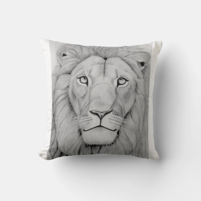 Majestic Lion Cushion (Front)