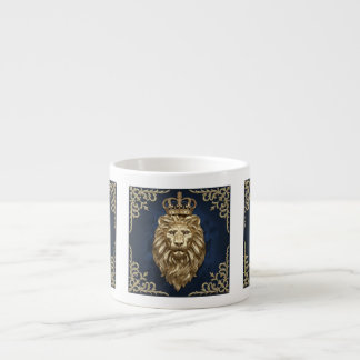 Majestic lion espresso cup