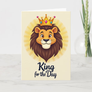 Majestic Lion Fathers Day Card