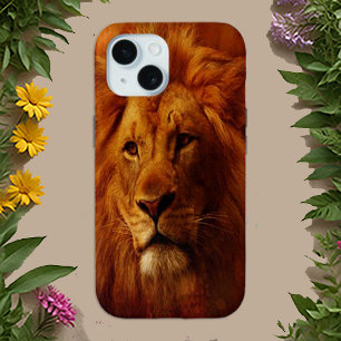 Majestic Lion   Fierce Phone Case Design