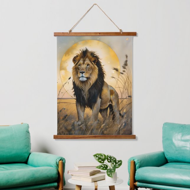 Majestic Lion Hanging Tapestry (Living Room)