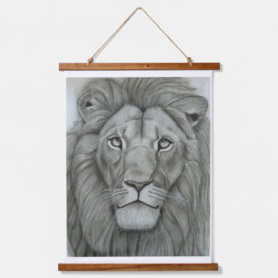 Majestic Lion Hanging Tapestry