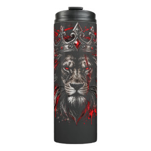 Majestic Lion Head – Royal Strength Emblem T-Shirt Thermal Tumbler