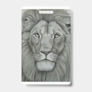 Majestic Lion ID Badge