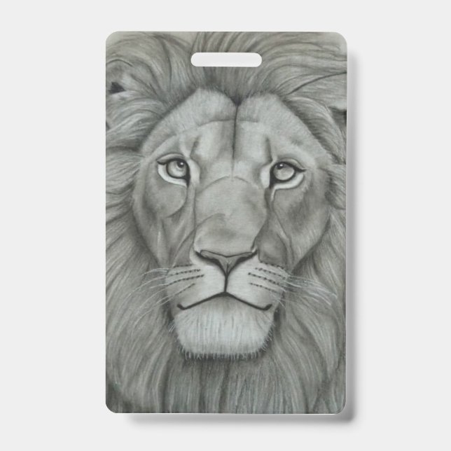 Majestic Lion ID Badge (Front)