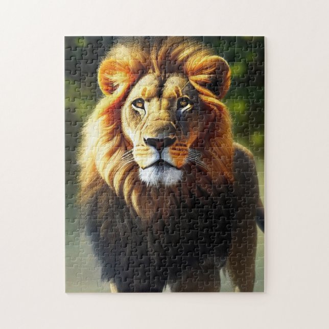 Majestic Lion Jigsaw Puzzle (Vertical)