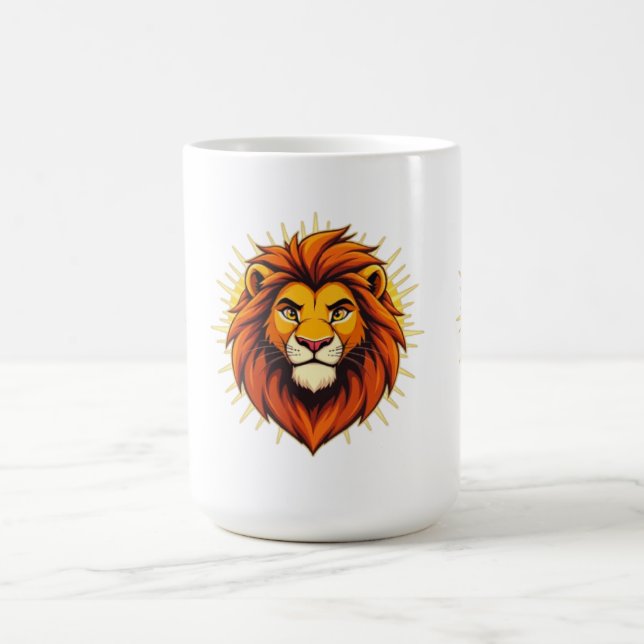 Majestic Lion – King of Power and Authority Coffee Mug (Center)