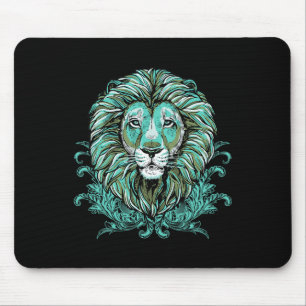 Majestic Lion Mane Detailed Art - Lions Are The Be Mouse Pad