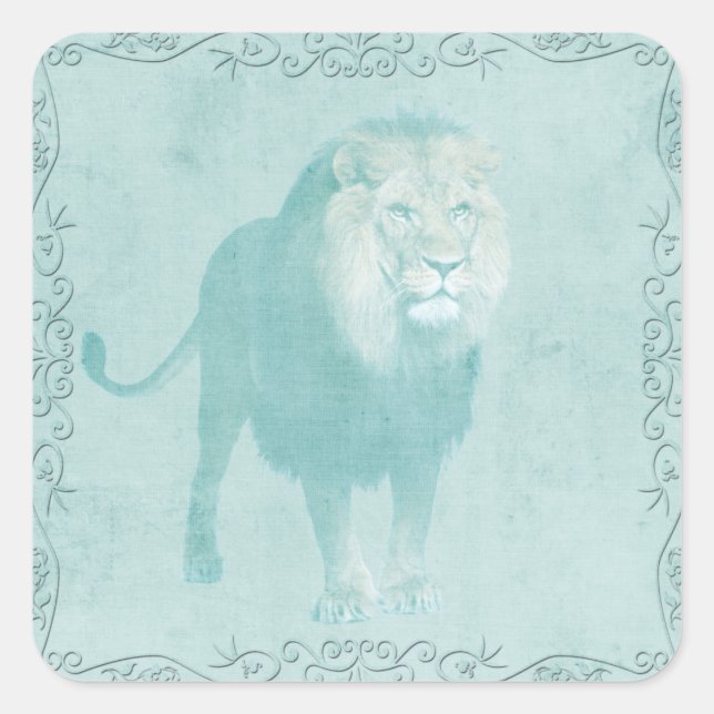 majestic lion stickers (Front)