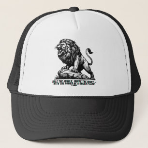 Majestic Lion Trucker Cap – Rule the Jungle