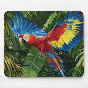 Majestic Macaw Mouse Pad