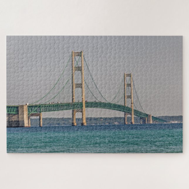 Majestic Mackinac Bridge 1014 piece Jigsaw Puzzle (Horizontal)