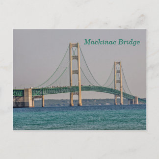 Majestic Mackinac Bridge Postcard