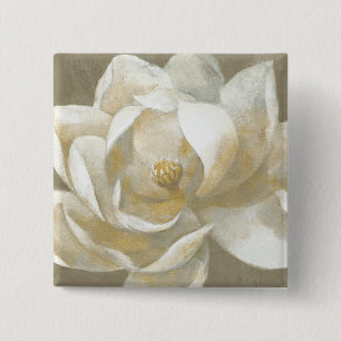 Majestic Magnolia 15 Cm Square Badge