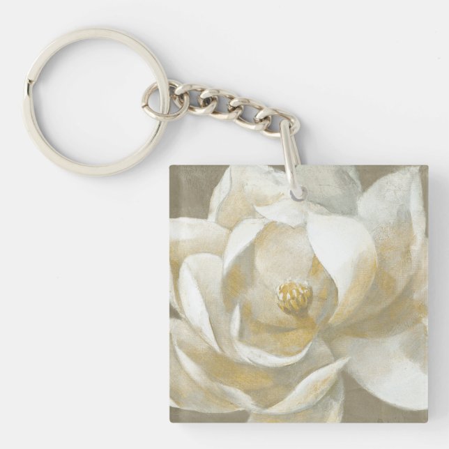 Majestic Magnolia Key Ring (Front)