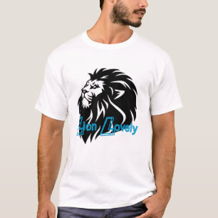 Majestic Mane: Unique Lion T-Shirt Design