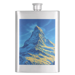 Majestic Matterhorn Hip Flask