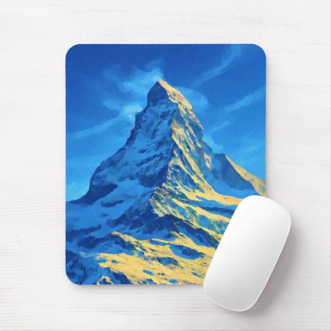 Majestic Matterhorn Mouse Pad (With Mouse)