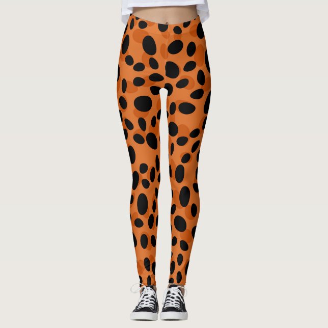 Majestic Menagerie of Animal-Inspired Vector Leggings (Front)