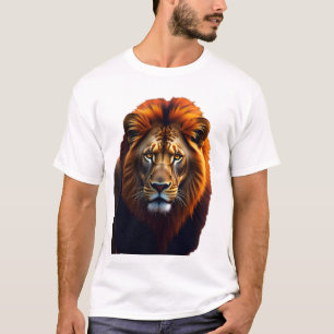 Majestic Might: The Lion, Ruler of the Wild. T-Shirt