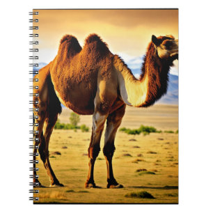 Majestic Mongolian Bactrian Camel in 8K Ultra HD Notebook