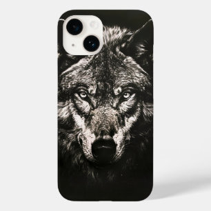 Majestic Monochrome Wild Wolf Case-Mate iPhone 14 Case