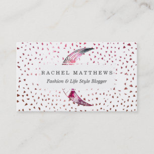 Majestic Moon Hand Drawn Nebula Abstract Stars Business Card