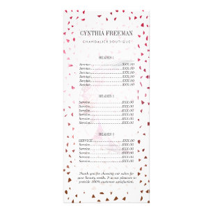 Majestic Moon Hand Drawn Nebula Abstract Stars Rack Card