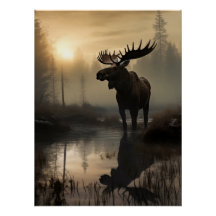 Majestic Moose at Dawn
