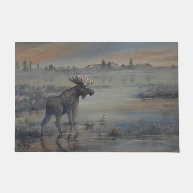 Majestic Moose Doormat (Front)