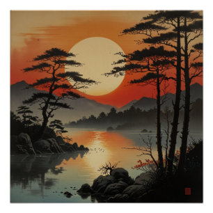 Majestic Mount Fuji Landscape Wall Art
