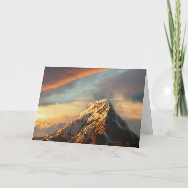Majestic Mountain Card (Front)