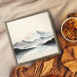 Majestic Mountain Lake View Photo Print