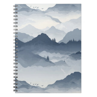 Majestic Mountain Landscape Notebook