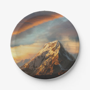 Majestic Mountain Paper Plate