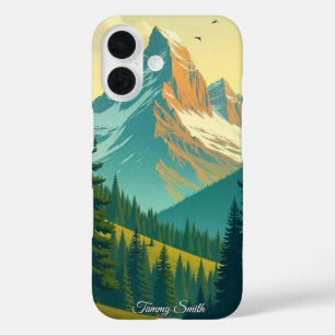 Majestic Mountain Peak iPhone 16 Case
