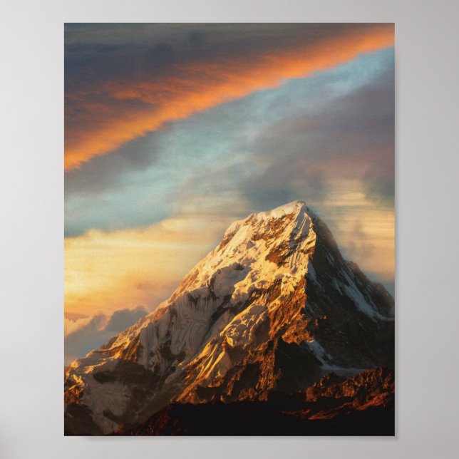 Majestic Mountain Poster (Front)
