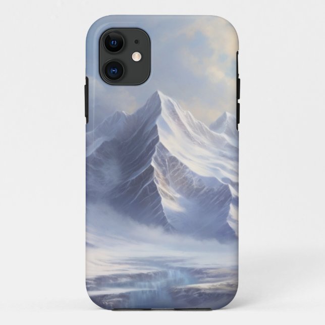 Majestic mountain ranges with a touch of artistic Case-Mate iPhone case (Back)