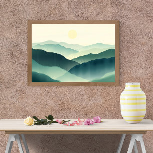 Majestic Mountain Serenity Poster