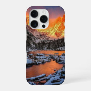 Majestic Mountain Sunset Winter Landscape Nature iPhone 16 Pro Case