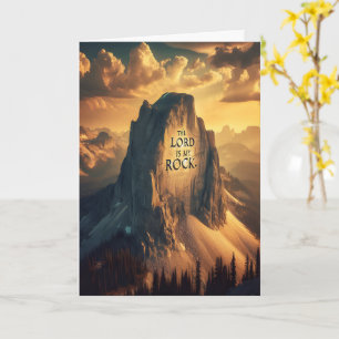 Majestic Mountain: The Lord Is My Rock Card
